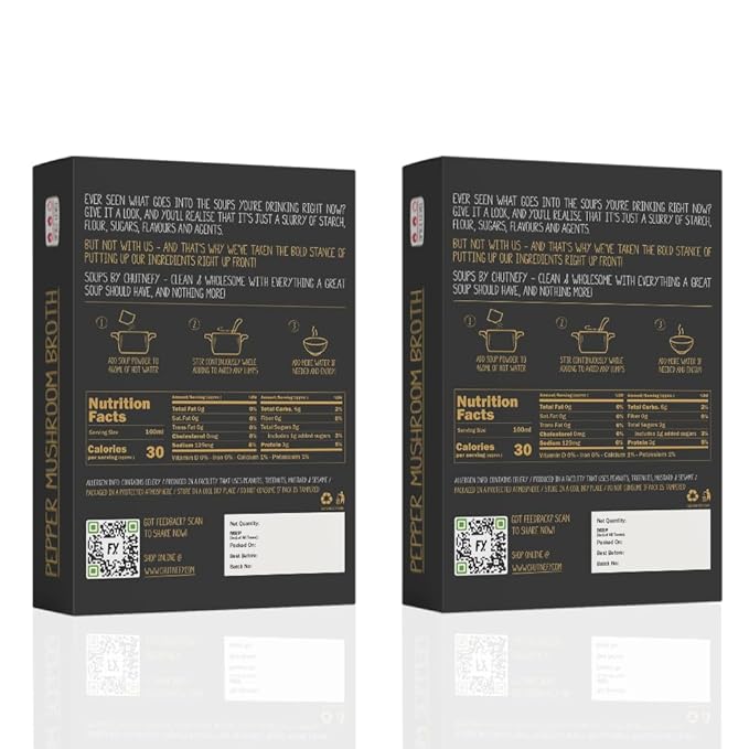 Chutnefy - Pepper Mushroom Soup - 40 gms (Pack of 2)